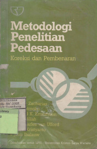 Metodologi Penelitian Pedesaan. Koreksi dan Pembenaran