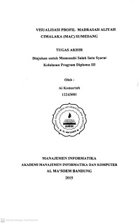 Visualisasi Profil Madrasah Aliyah Cimalaka (MAC) Sumedang. Tugas AKhir