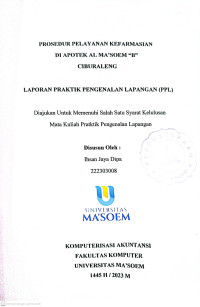 Prosedur Pelayanan Kefarmasian di Apotek Al Ma'soem 