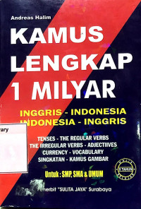 Kamus Lengkap Inggris-Indonesia, Indonesia-Inggris