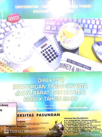 Direktori Perguruan Tinggi Swasta Jawa Barat dan Banten Edisi x Tahun 2009