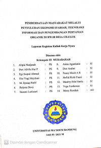 Pengenalan dan Sosialisasi Program Keagamaan Kemasyarakatan dan Ekonomi Syariah di RW.12 Desa Alamendah Kecamatan Rancabali Kabupaten Bandung. Laporan KKN 2018