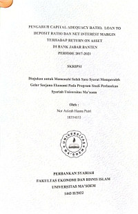 Pengaruh Capital Adequacy Ratio, Loan to Deposit Ratio dan Net Interest Margin Terhadap Return On Asset di Bank Jabar Banten Periode 2017 - 2021. SKRIPSI 2022