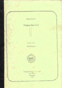 Diktat Kuliah Pangan dan Gizi