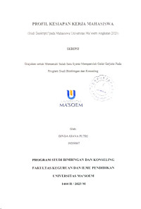 Profil Kesiapan Kerja Mahasiswa. SKRIPSI 2023