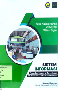 Sistem Informasi Penjualan Barang di Perusahaan AM Frozen Food Berbasis Website. Praktik Adaptasi Lapangan