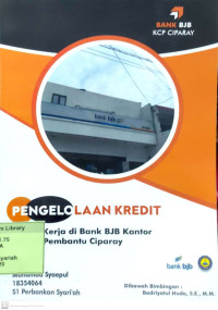 Pengelolaan Kredit Modal Kerja di Bank BJB Kantor Cabang Pembantu Ciparay. Praktik Adaptasi Lapangan