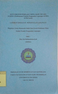 Konvergensi Perilaku Siswa Baru Secara Daring di SMA Al Ma'soem. Praktik Pengenalan Lapangan