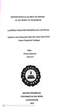 Sistem Penjualan Obat di Apotek Al Ma'soem 