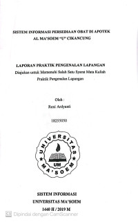 Sistem informasi Persediaan Obat di Apotek Al Ma'soem 