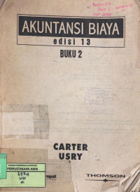 Akuntansi Biaya. Buku 2