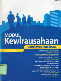 Modul Kewirausahaan Untuk Program Strata 1