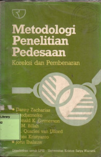 Metodologi Penelitian Pedesaan : Koreksi dan Pembenaran