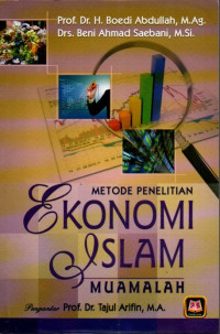 Metode penelitian ekonomi islam muamalah