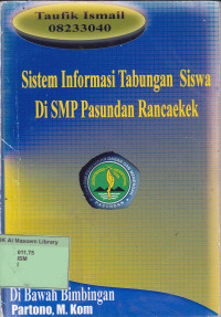 Laporan Praktik Adaptasi Lapangan Sistem Informasi Tabungan Siswa di SMP Pasundan Rancaekek. Praktik Adaptasi Lapangan