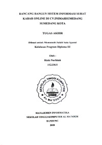 Rancang Bangun Sistem Informasi Surat Kabar Online di CV.InimahSumedang Sumedang Kota. Tugas Akhir